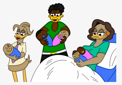 One Big Happy Family - Ducktales Pregnant, HD Png Download, Transparent PNG