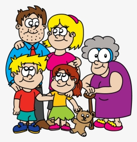 The Justkin Family - Family Cartoon Characters Png, Transparent Png, Transparent PNG