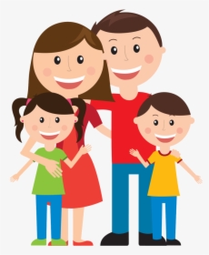 Family Png Clipart Happy Family Cartoon- - Happy Family Cartoon,  Transparent Png , Transparent Png Image - PNGitem