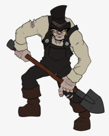 Grave Clipart Grave Digger - Cartoon, HD Png Download, Transparent PNG