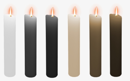 Transparent Candlelight Png - Black Candles Burning Png, Png Download, Transparent PNG