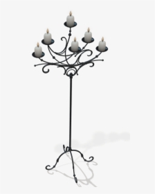 Candles, Candle Holders, Light, Candlelight, Romantic - Candles On Stand Png, Transparent Png, Transparent PNG