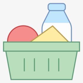 The Logo Displays A Shopping Basket One Would Use In - Ingredients Icon, HD Png Download, Transparent PNG
