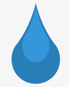 Water Drop Flat Png , Png Download - Su Damlası Png, Transparent Png, Transparent PNG