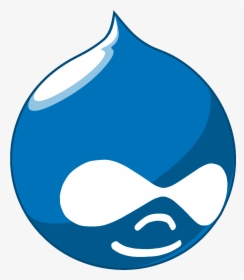 File - Druplicon - Large - Drupal Icon - Water Drop Logo With Face, HD Png Download, Transparent PNG
