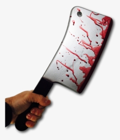 Bloody Meat Cleaver , Png Download - Meat Cleaver Horror, Transparent Png, Transparent PNG