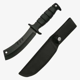 11 Inch Combat Cleaver Knife - Rubber Knife Handle, HD Png Download, Transparent PNG