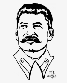 Stalin Face Drawing , Png Download - Joseph Stalin Drawing Easy, Transparent Png, Transparent PNG