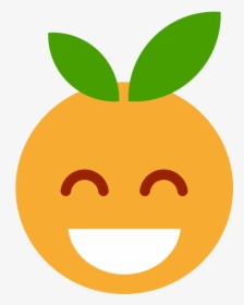 Smiley Clem Rires - Orange Drawing With Face, HD Png Download, Transparent PNG