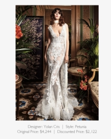 Petunia Wedding Dress Yolancris, HD Png Download, Transparent PNG