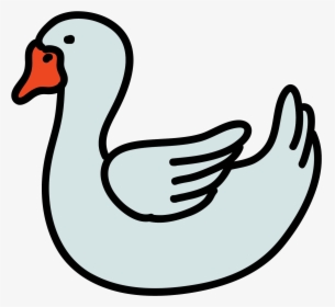 Transparent Swan Silhouette Png - Ayam Bebek Dan Burung, Png Download, Transparent PNG