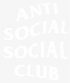 Anti Social Social Club Png, Transparent Png, Transparent PNG