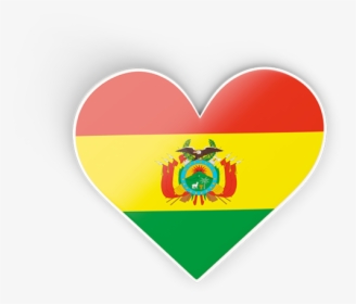 Download Flag Icon Of Bolivia At Png Format - Heart Shaped Bolivia Flag, Transparent Png, Transparent PNG