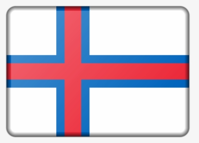 Flag,square,line - Faroe Islands Flag Vector Transparent, HD Png Download, Transparent PNG