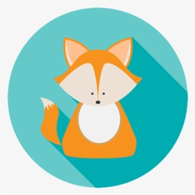 Fox Vector Icon Illustration Animals Fox - Red Fox, HD Png Download, Transparent PNG