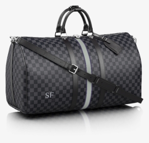 Featured - Louis Vuitton Graphite Damier Keepall 55, HD Png Download, Transparent PNG