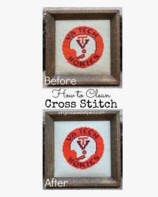 How To Clean A Cross Stitch Picture - Cross-stitch, HD Png Download, Transparent PNG