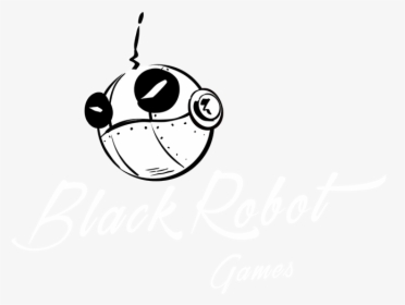 Black Robot Games - Cartoon, HD Png Download, Transparent PNG