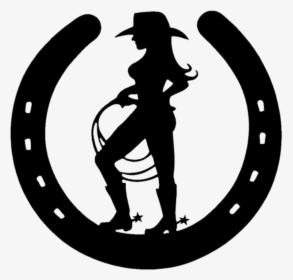 #cowgirl - Cowgirl Horseshoe, HD Png Download, Transparent PNG
