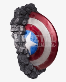 Captain America Shield Wall Breaker , Png Download - Deco Captain America, Transparent Png, Transparent PNG