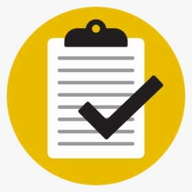 Icon With A Clipboard And A Checkmark, HD Png Download, Transparent PNG