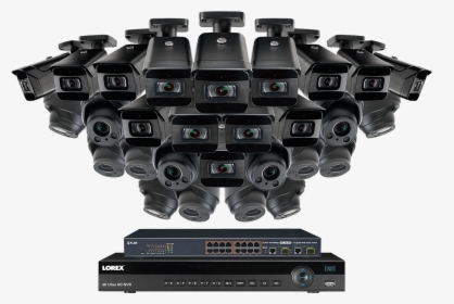 32 Channel Ip Security Camera System Featuring 28 4k - Computer Speaker, HD Png Download, Transparent PNG