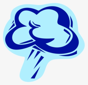 Vector Illustration Of Weather Forecast Rain Clouds, HD Png Download, Transparent PNG