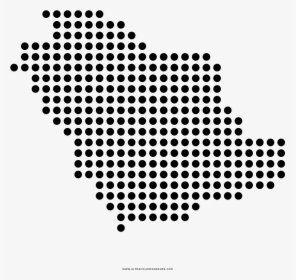 Saudi Arabia Coloring Page - Saudi Arabia Map Png, Transparent Png, Transparent PNG