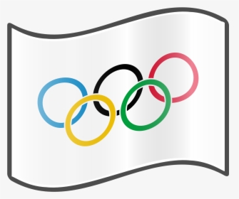 Free Olympic Flag Clipart - Olympic Flag Clip Art, HD Png Download, Transparent PNG
