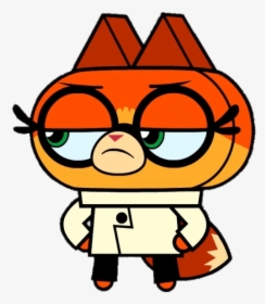 Fox Annoyed - Dr Fox From Unikitty, HD Png Download, Transparent PNG