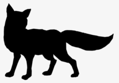 Transparent Woodland Fox Clipart - Black And White Fox Clip Art, HD Png Download, Transparent PNG