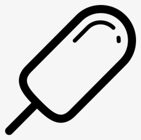 Transparent Ice Cream Icon Png - Ice Cream Stick Outline, Png Download, Transparent PNG