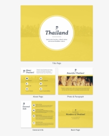 Thailand Travel Flyer Template - Sample Flyers In Bangkok, HD Png Download, Transparent PNG