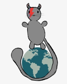 Digital Nomad Bowie Chinchilla - Airplane And Globe Flat Design, HD Png Download, Transparent PNG