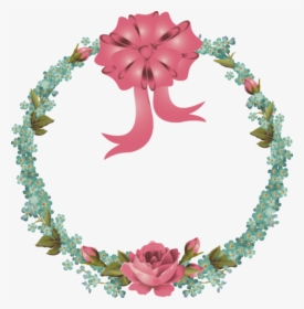 Transparent Floral Wreath Png - Spring Wreath Transparent, Png Download, Transparent PNG