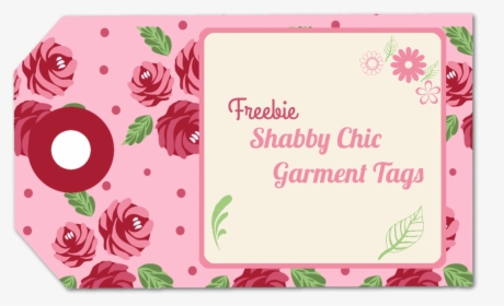 Shabby Chic Tags - Garden Roses, HD Png Download, Transparent PNG