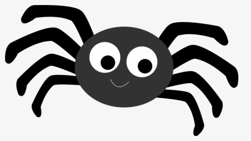 Spider Clipart Black And White - Cartoon Incy Wincy Spider, HD Png Download, Transparent PNG