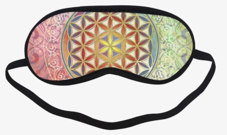 Flower Of Life Vintage Ornaments Green Red Sleeping - All Might Sleep Mask, HD Png Download, Transparent PNG