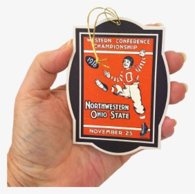 Handcrafted Wooden Ornament Of Osu Football 1916 Season - Referee, HD Png Download, Transparent PNG