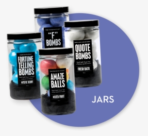Packaged Bath Bomb Jars, HD Png Download, Transparent PNG