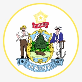 Seal Of Maine, HD Png Download, Transparent PNG