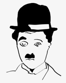 Transparent Silent Movie Clipart - Charlie Chaplin Head Png, Png Download, Transparent PNG