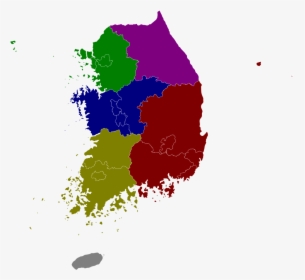 South Korea Map Png, Transparent Png, Transparent PNG