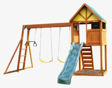 Burghley Climbing Frame - Transparent Swingset Gif, HD Png Download, Transparent PNG