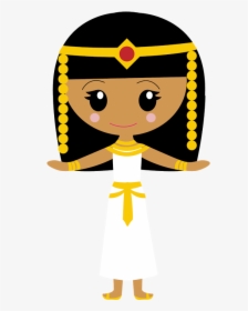 Egypt Clipart Halloween - Clip Art Egyptian Girl, HD Png Download, Transparent PNG