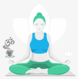 Meditation Clipart Serene - Yoga, HD Png Download, Transparent PNG