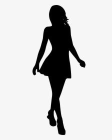 Woman Silhouette Clip Art - Fashion Woman Silhouette Png, Transparent Png, Transparent PNG