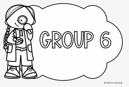 Transparent Group Of Kids Clipart Black And White - Group Label Clipart Black And White, HD Png Download, Transparent PNG