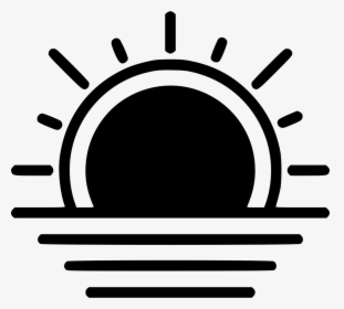 Sunset Png Clipart Library Stock - Sunset Icon Png, Transparent Png, Transparent PNG