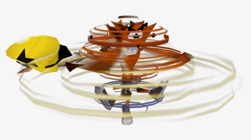 Download Zip Archive - Crash Bandicoot Spinning Model, HD Png Download, Transparent PNG